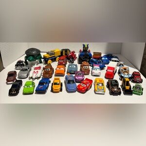 Large Toy Lot Some Vintage- Hot Wheels Pixar Cars Paw Patrol TNMT Diecast +more